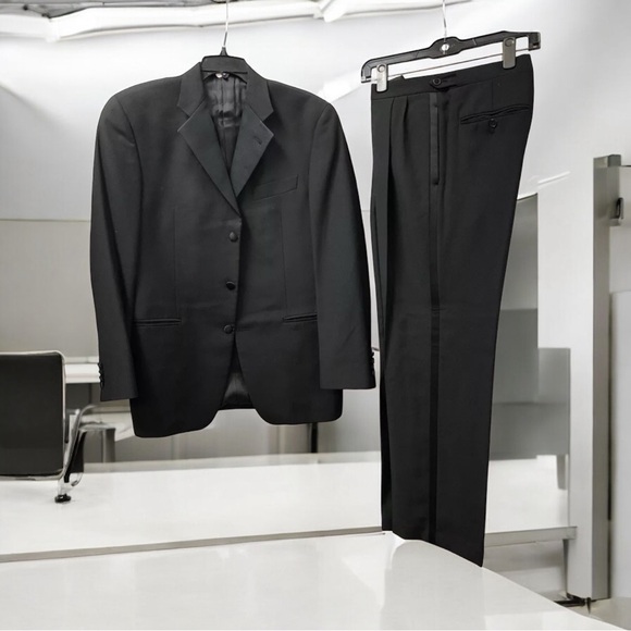 Joseph Abboud, Men’s, Tuxedo, Black, Jacket/pant.: - Picture 1 of 10